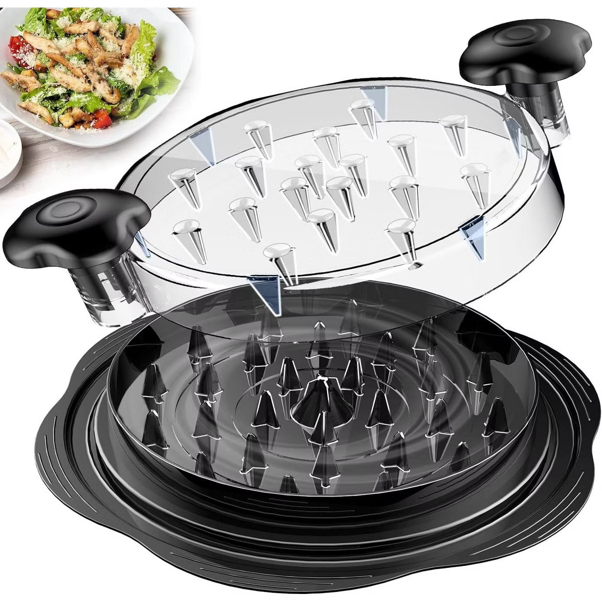 Maison Large Chicken Breast Shredder Tool Twist - Black | Target