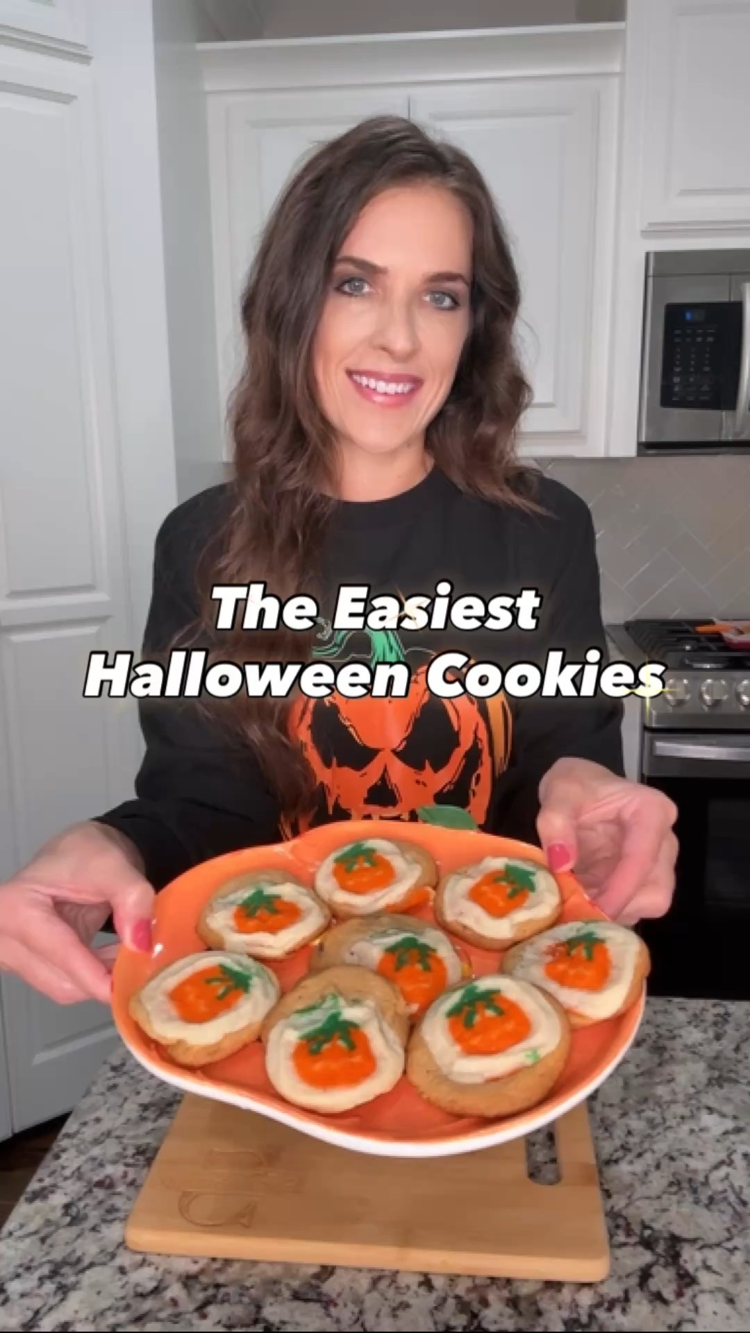 These are the easiest Halloween cookies to make. Just take chocolate chip cookies and add the seasonal pumpkin sugar cookies on top…then bake! All of the details are on sarahscoop.com! 

#LTKParties #LTKSeasonal #LTKHome
