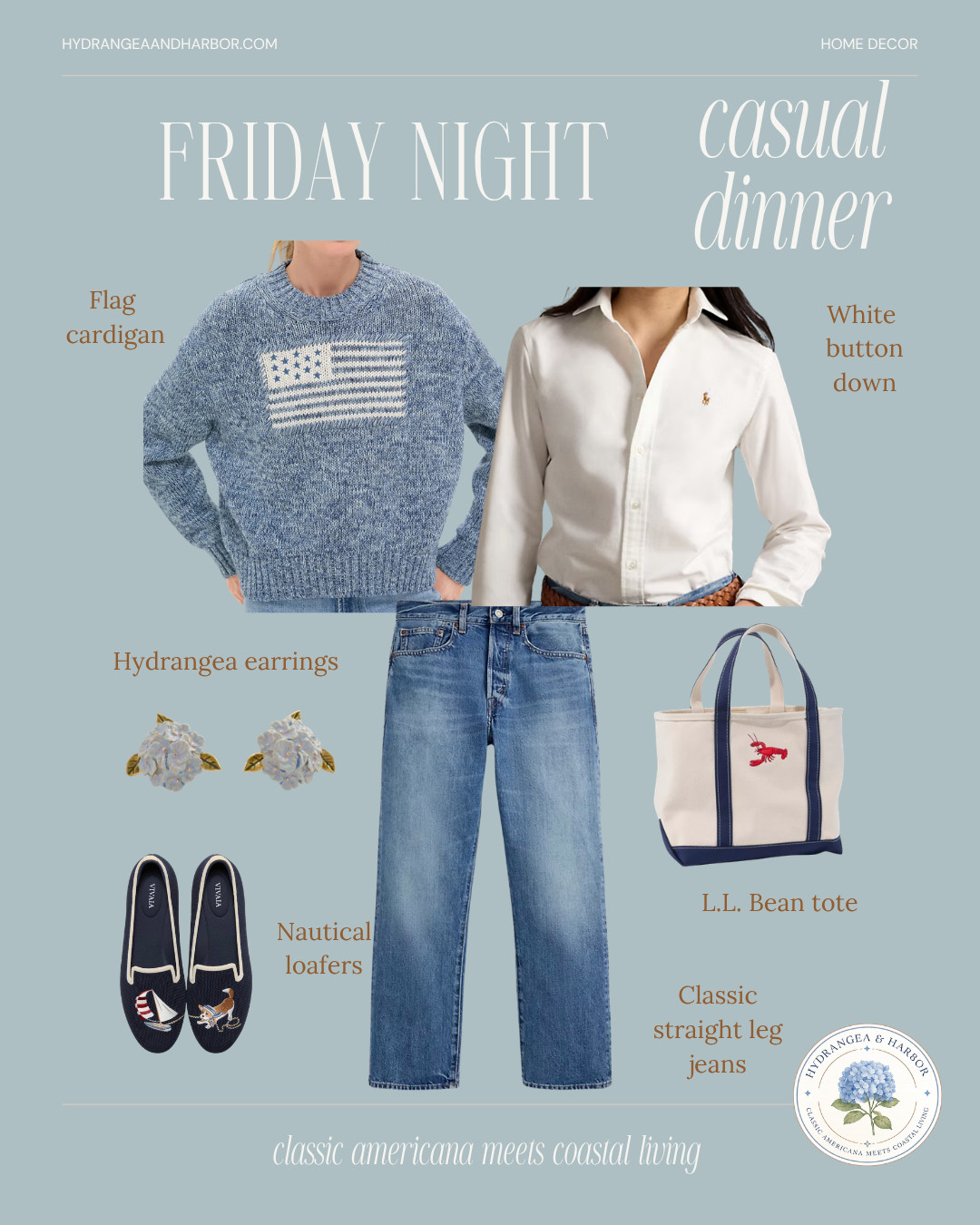 Coastal classic summer Nantucket style 

 