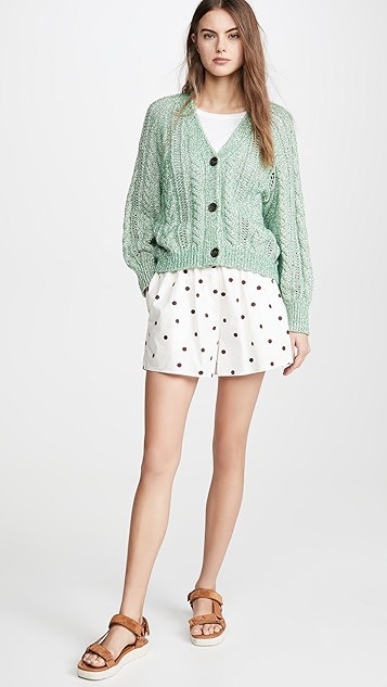 Printed Cotton Poplin Shorts | Shopbop