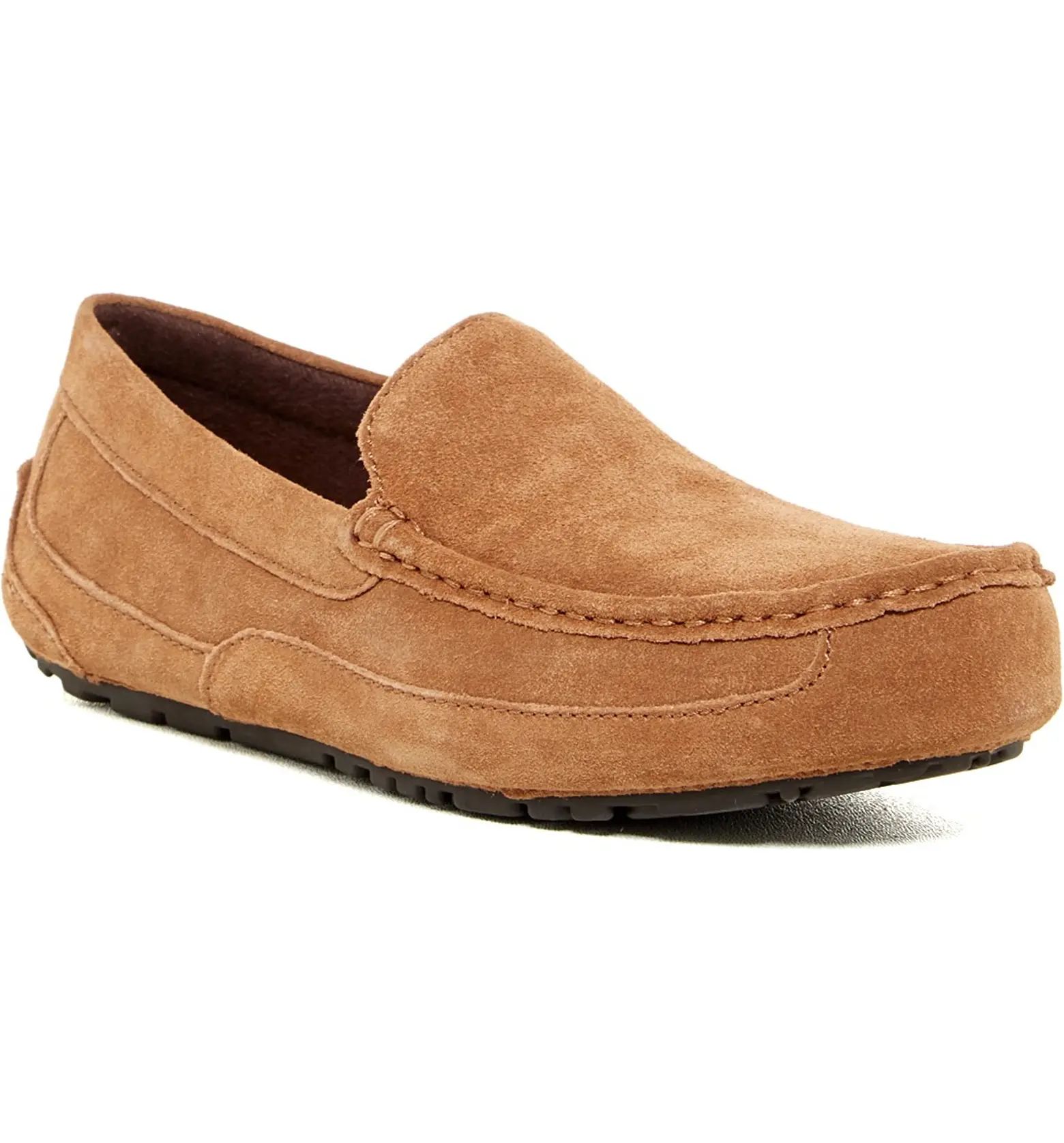 Alder Faux Shearling Lined Suede Slipper | Nordstrom Rack