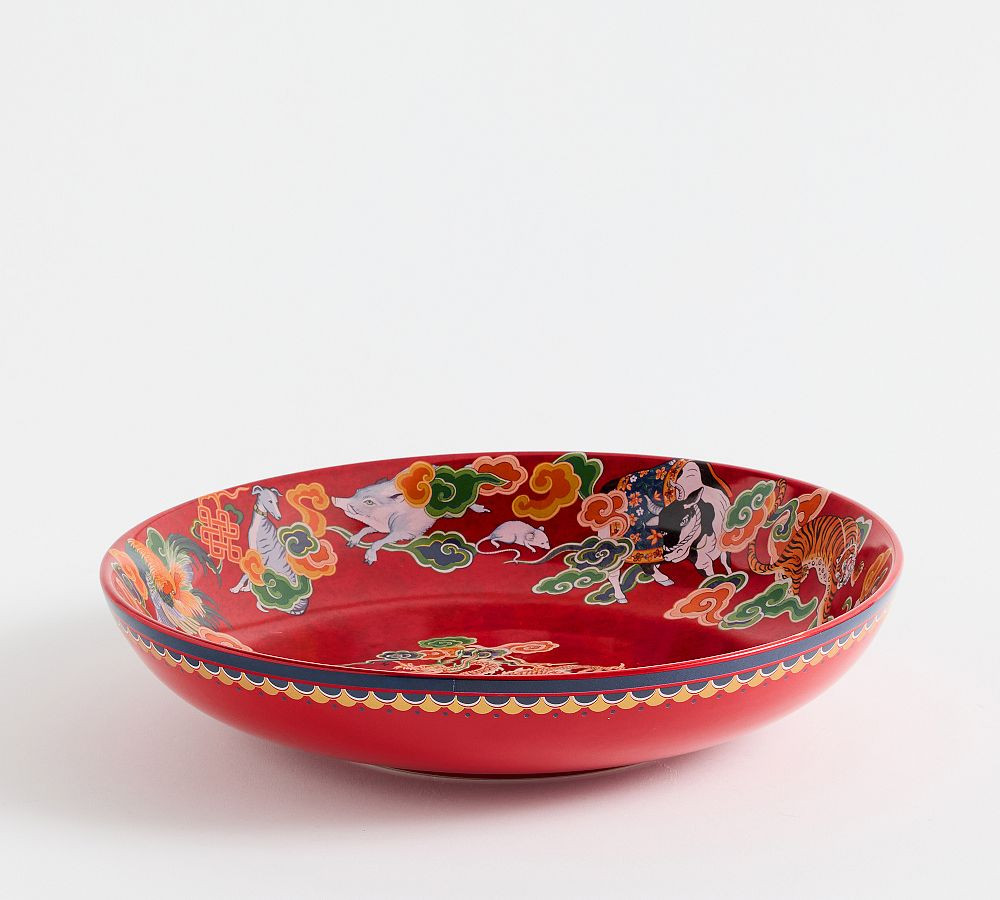 Lunar New Year Stoneware Serving Bowl | Pottery Barn (US)