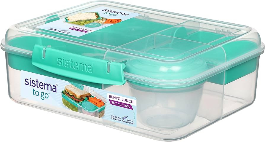 Sistema Bento Box Adult Lunch Box with 2 Compartments | Amazon (US)