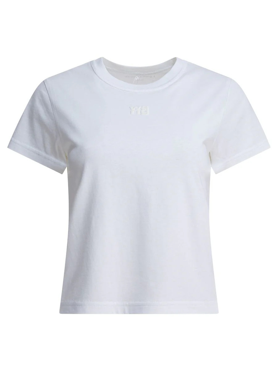 Alexander Wang White Cotton T-Shirt | Baltini