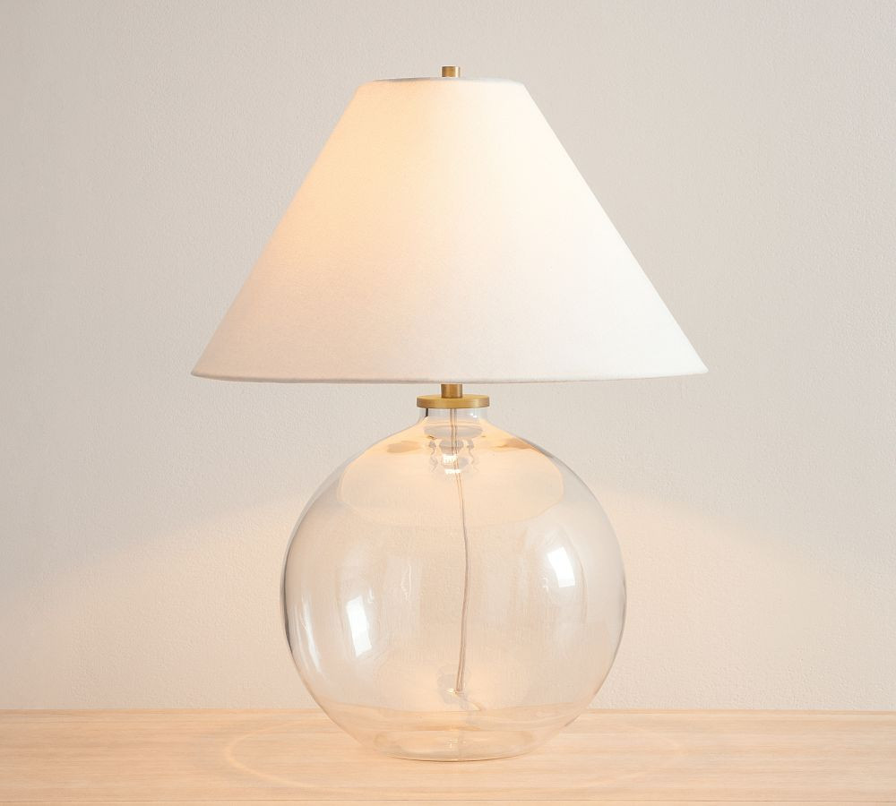 Callaway Recycled Glass Ball Lamp | Pottery Barn (US)