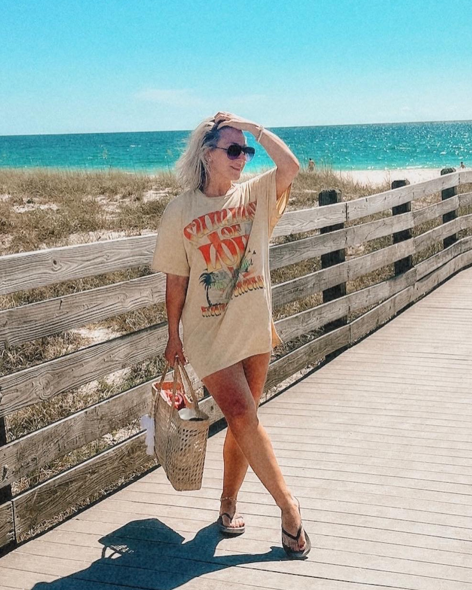 beaches and tees! 

#LTKSeasonal #LTKfit #LTKtravel