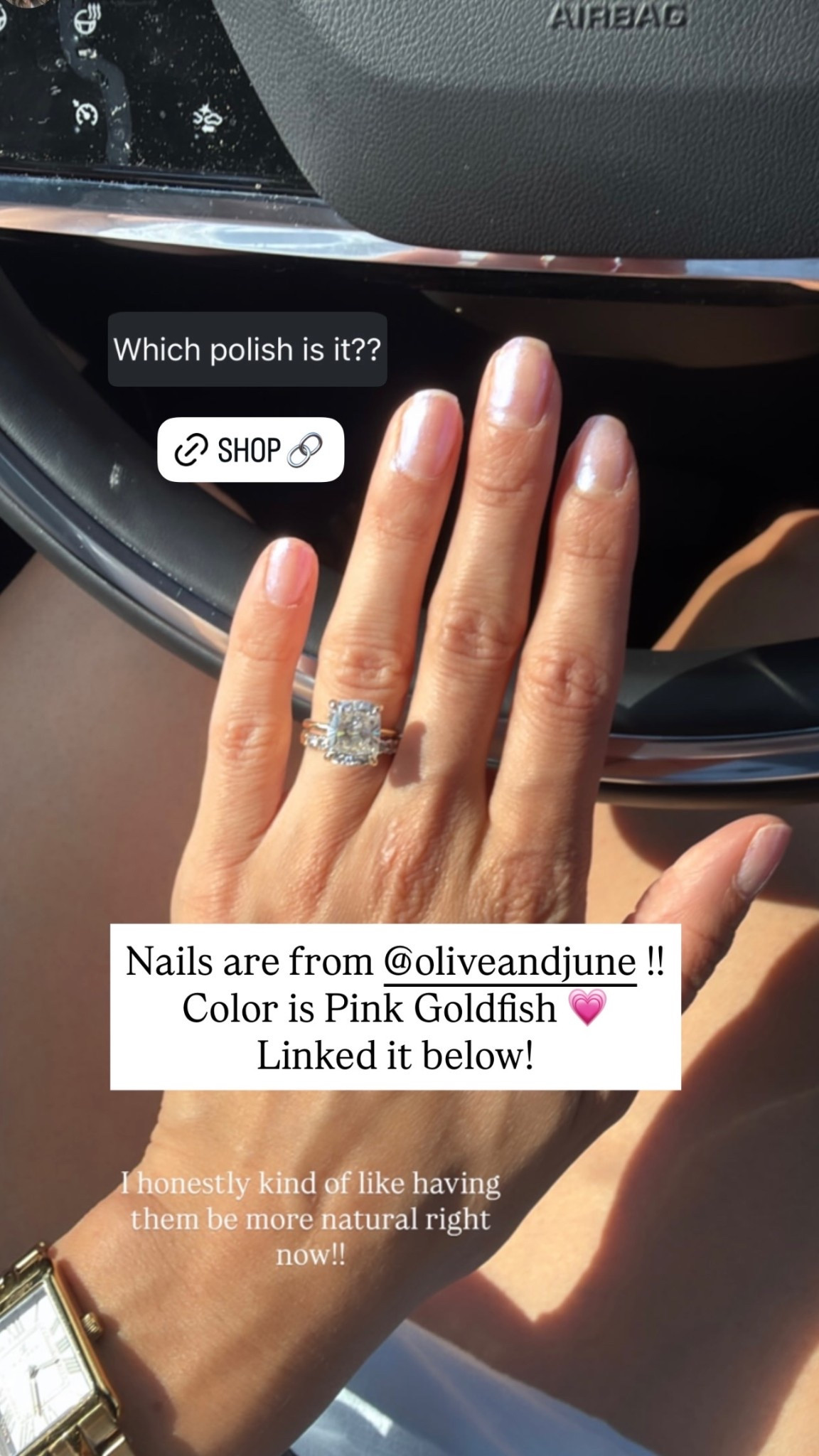Nails are from @oliveandjune !!
Color is Pink Goldfish 💗 
Linked it here!

#LTKgrwm #LTKselfcare #LTKBeauty