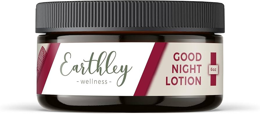Earthley Wellness, Good Night Lotion, Magnesium Lotion, Apricot Oil, Shea Butter, Mango Butter, C... | Amazon (US)