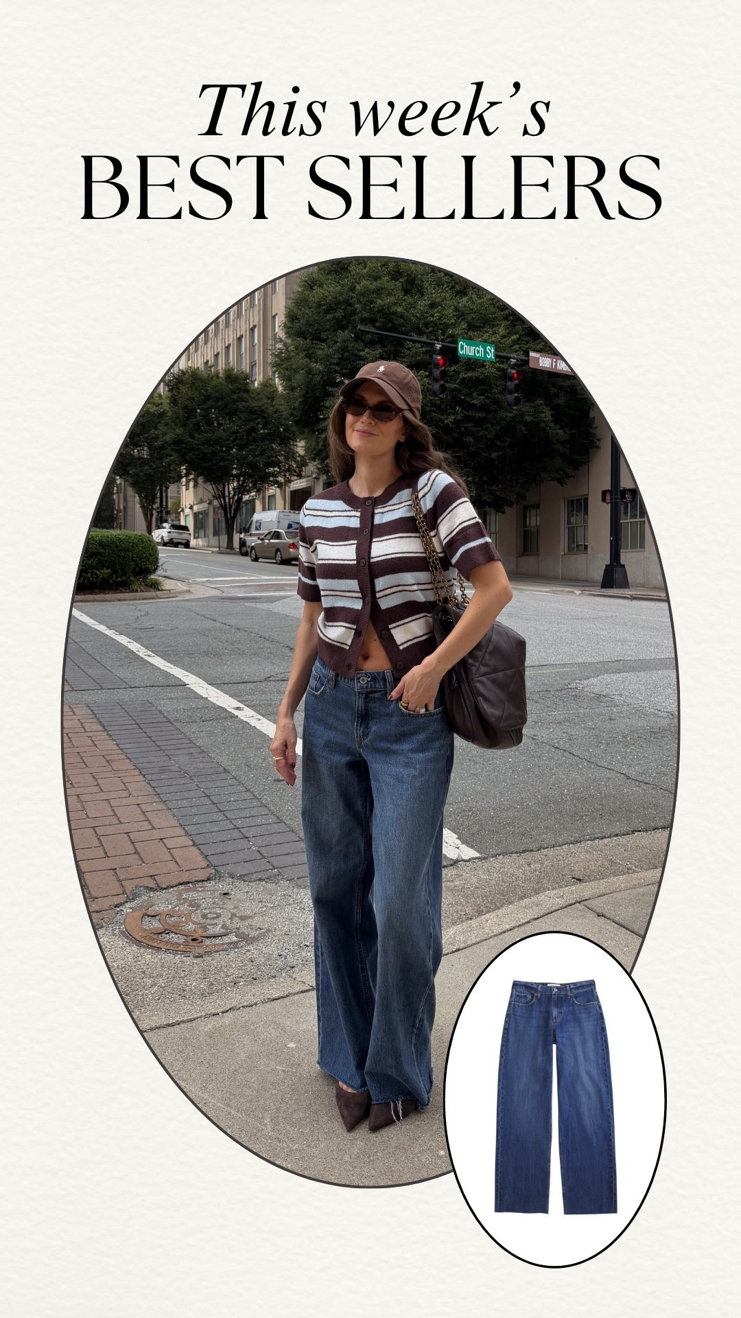 The perfect fall transitional outfit. I love these jeans and they’re on sale right now!!!  They are so comfy and true to size 🤎

#LTKgrwm #LTKootd