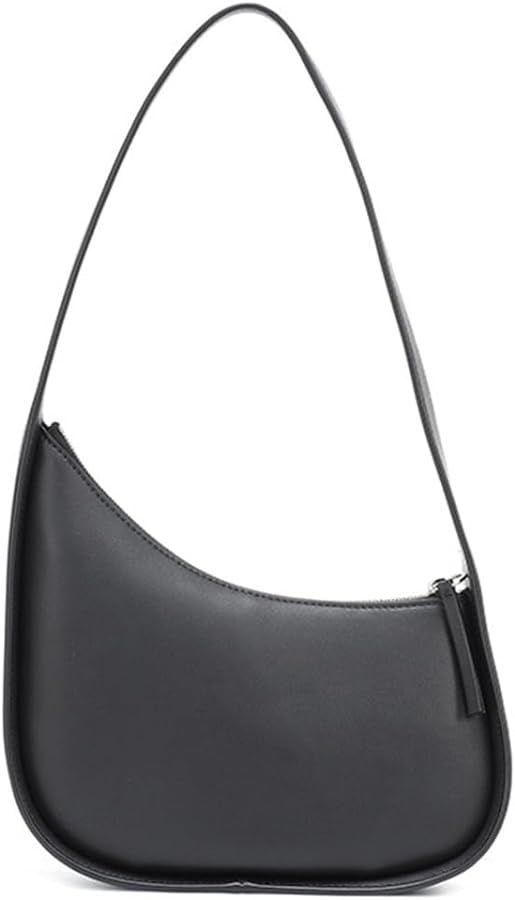 Rejolly Half Moon Bag for Women Small Shoulder Purse PU Leather Hobo Bag Trendy Underarm Handbag | Amazon (US)