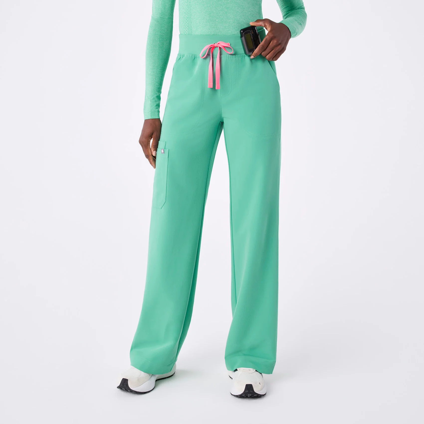 High Waisted Isabel Wide Leg Scrub Pants | FIGS