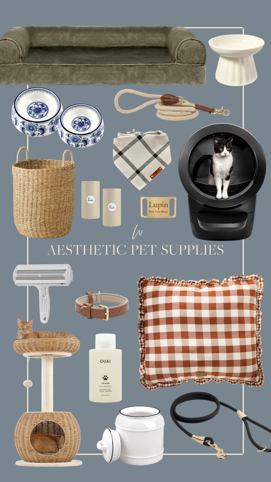 The prettiest pet supplies! We love our pets more than anything, but having pet supplies around the house can definitely cause clutter. I’ve rounded up some of my favorite *aesthetic* pet supplies that are functional and beautiful, doubling as decor! 

#LTKStyleTip #LTKHome