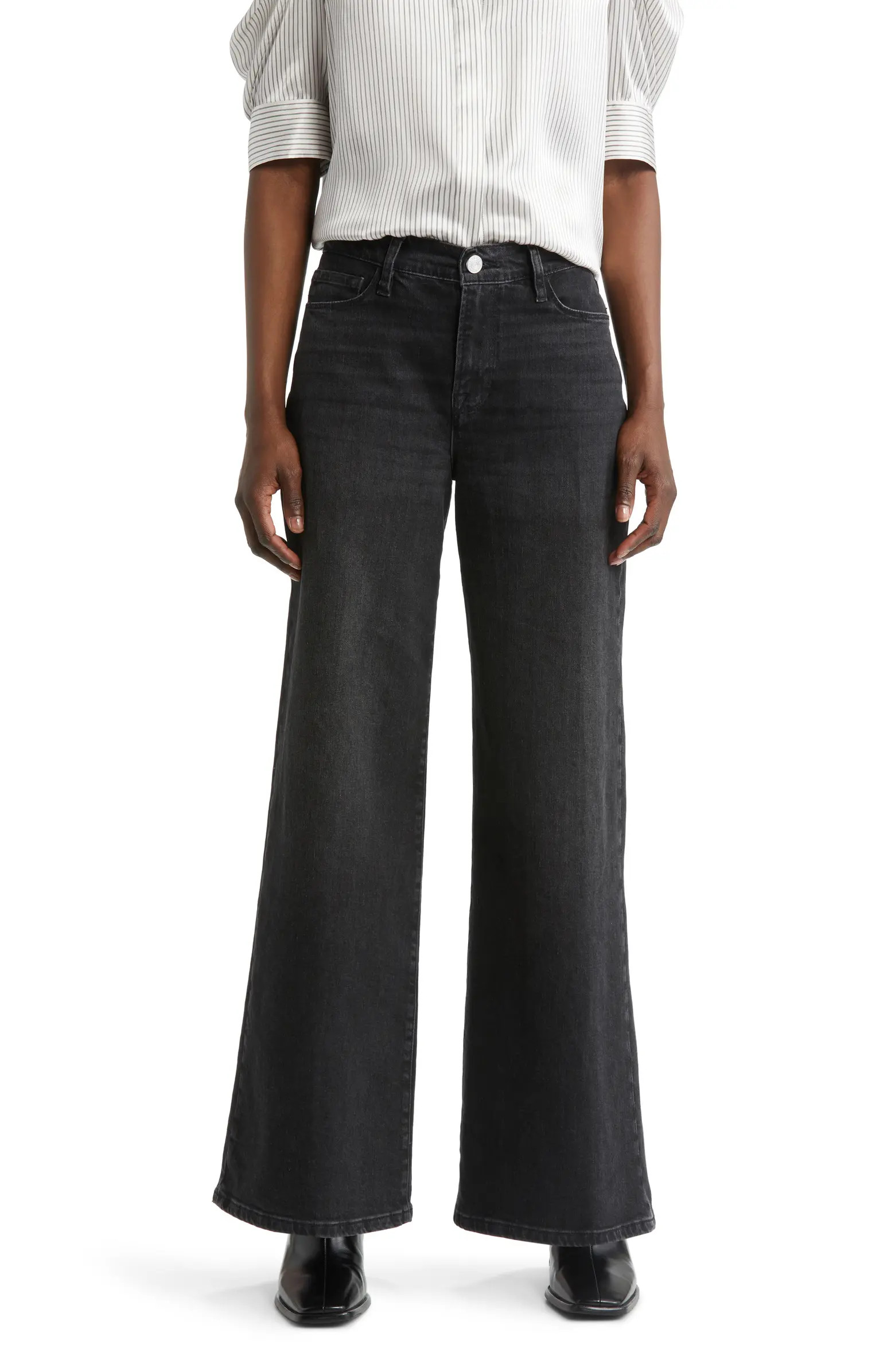 FRAME Le Slim Palazzo Wide Leg Jeans | Nordstrom | Nordstrom