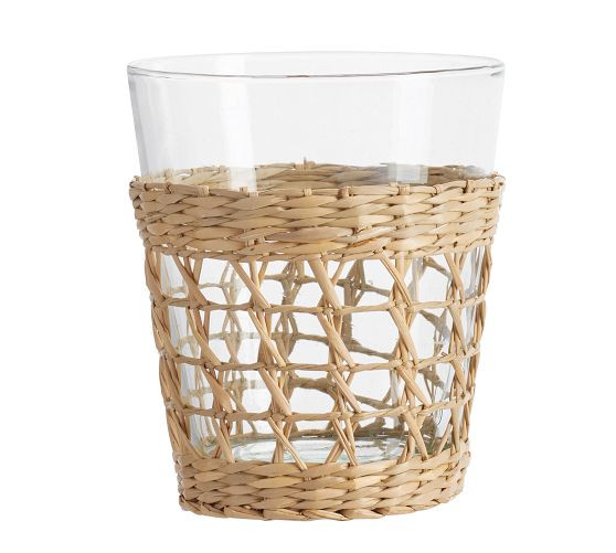 Cane Recycled Drinking Glasses | Pottery Barn (US)