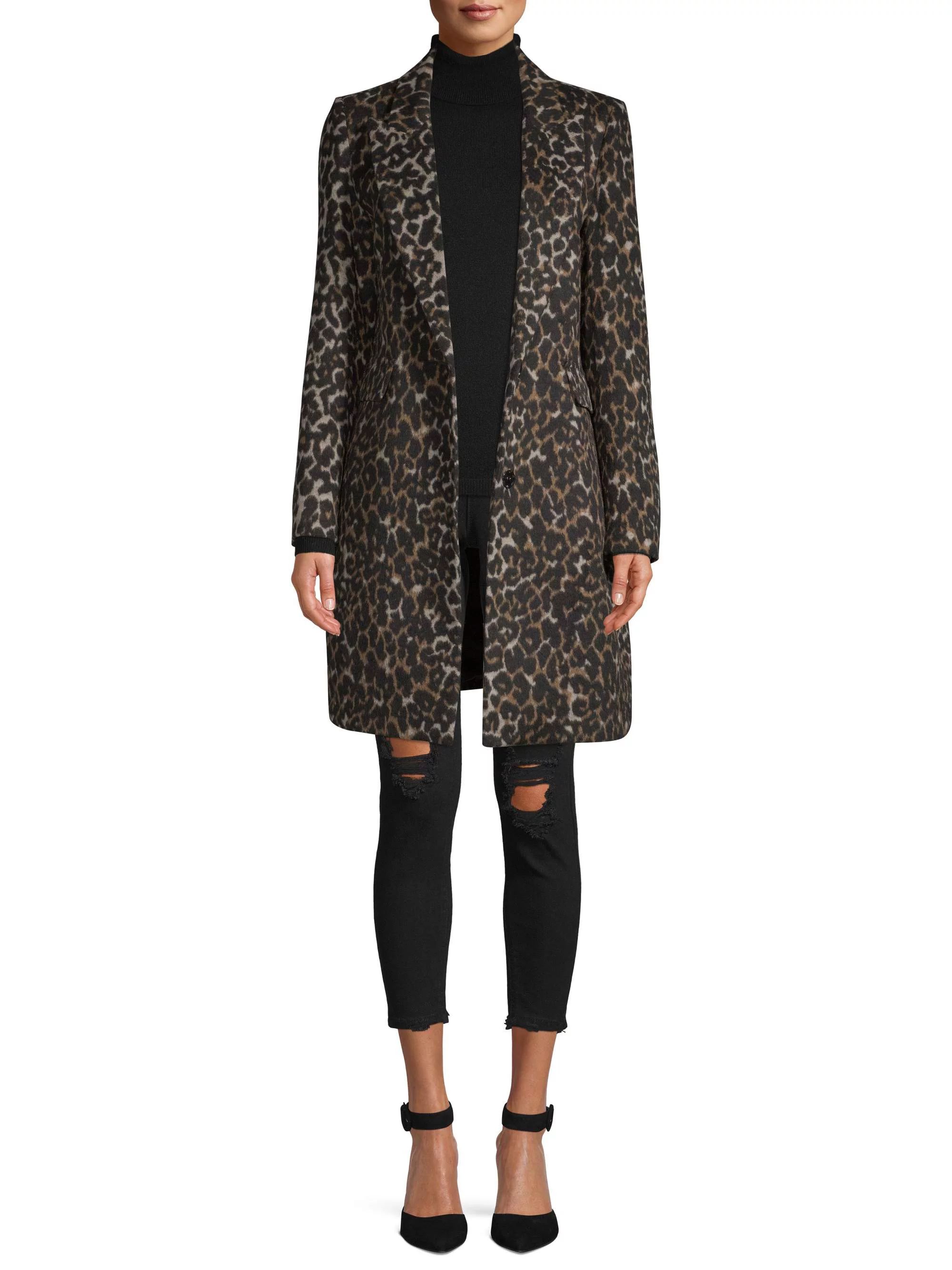 Kendall + Kylie Women's Printed Coat | Walmart (US)