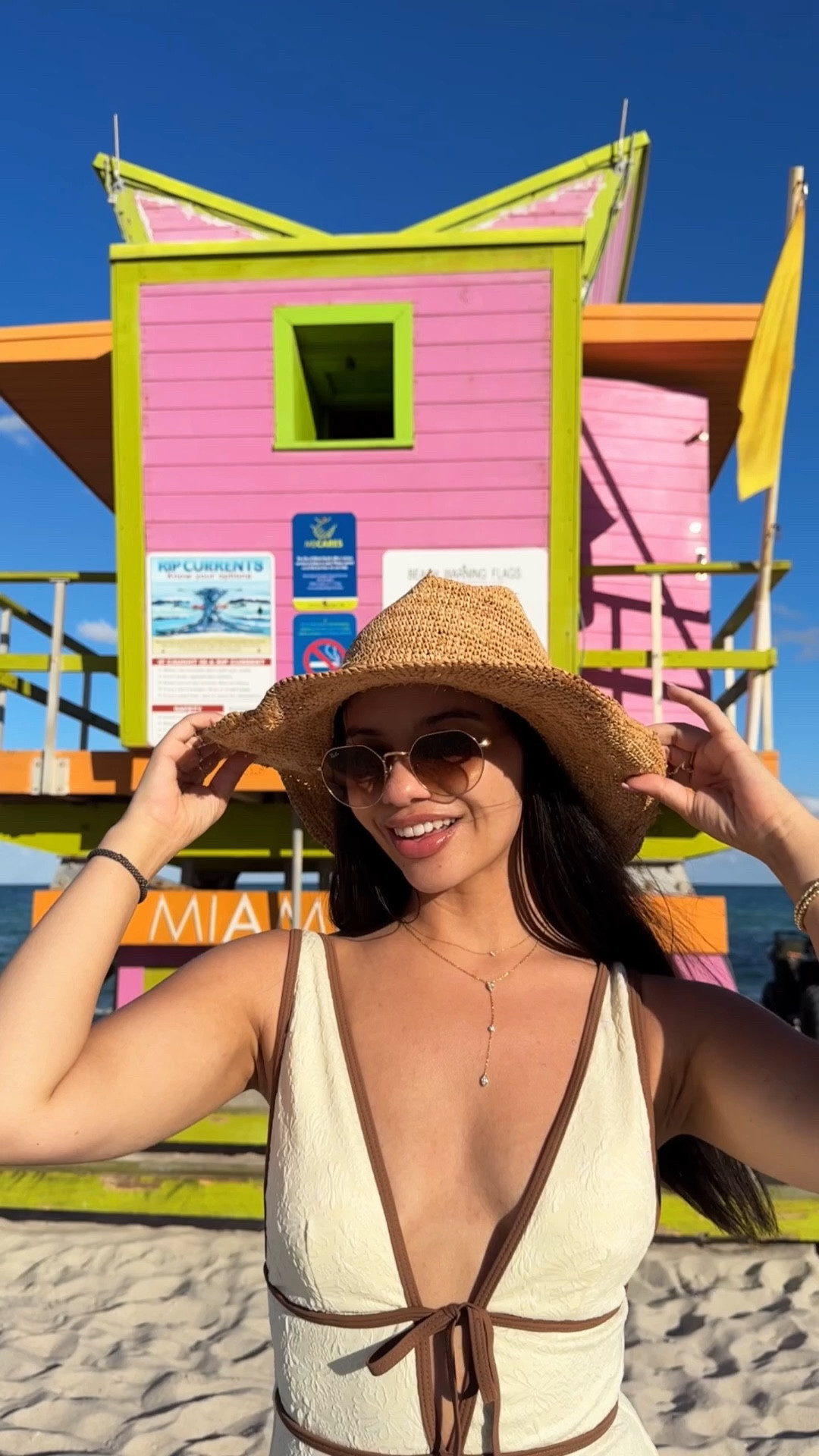 Loving this swimsuit look for Miami Beach! Berlook has this amazing swimsuit that is a look for less to the free people ones!  Wearing a size small. 

#LTKTravel #LTKActive #LTKootd