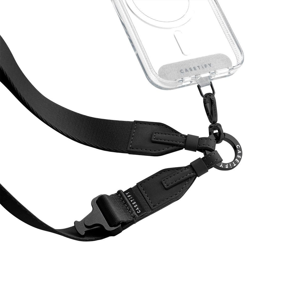 2-in-1 Utility Lanyard - Black | Casetify