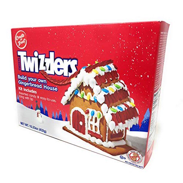 Create-A-Treat E-Z Twizzlers Gingerbread House Kit, 15.23 oz - Walmart.com | Walmart (US)