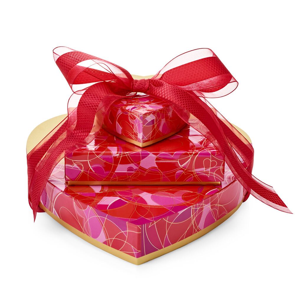 Valentine's Day Chocolate Hearts Tower | Godiva