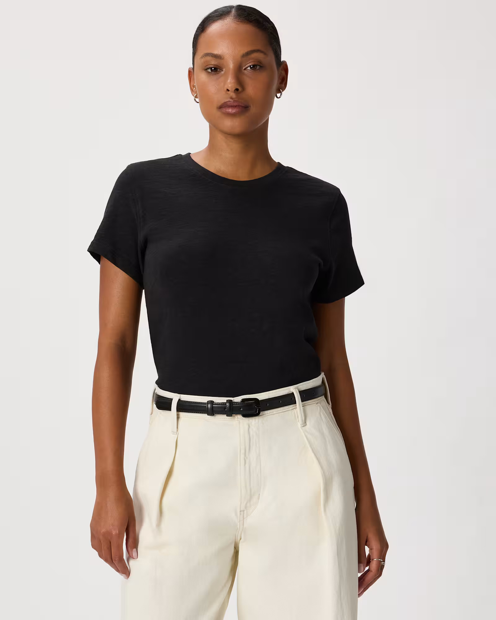 100% Organic Cotton Slub Crewneck Tee | Quince