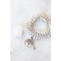 Heal Mala Pendant Necklace | Quartz Quartz Healing Necklace, 108 Mala Beads Necklace Charm, Wrist Wr | Etsy (CAD)