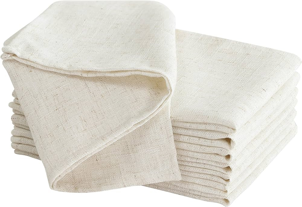 Laura Ashley Dothan Luxury Linen Blend Tablecloth for Formal Dining, Holiday, Wedding or Party, S... | Amazon (US)