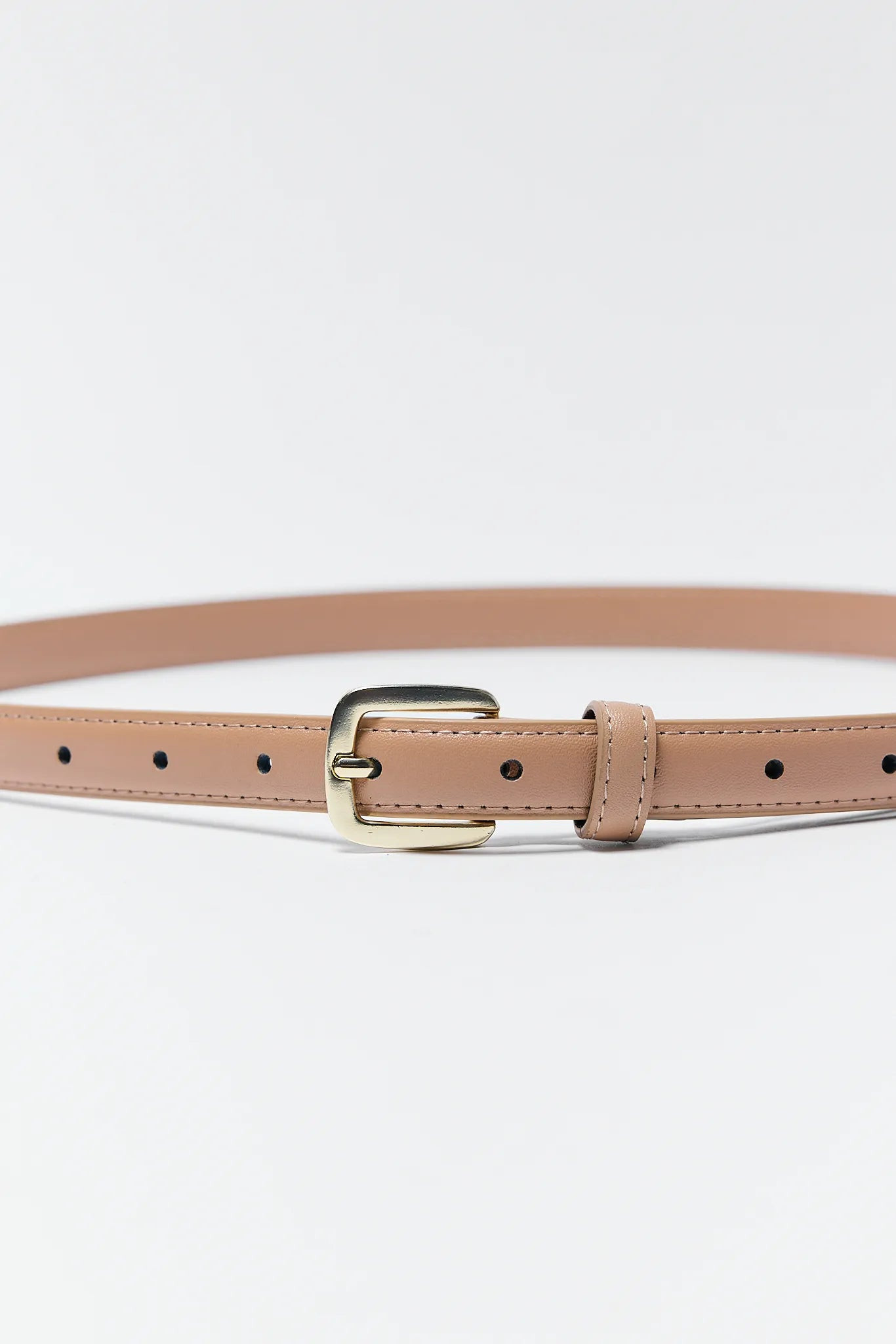 Aubrey Nude Buckle Belt | Avara