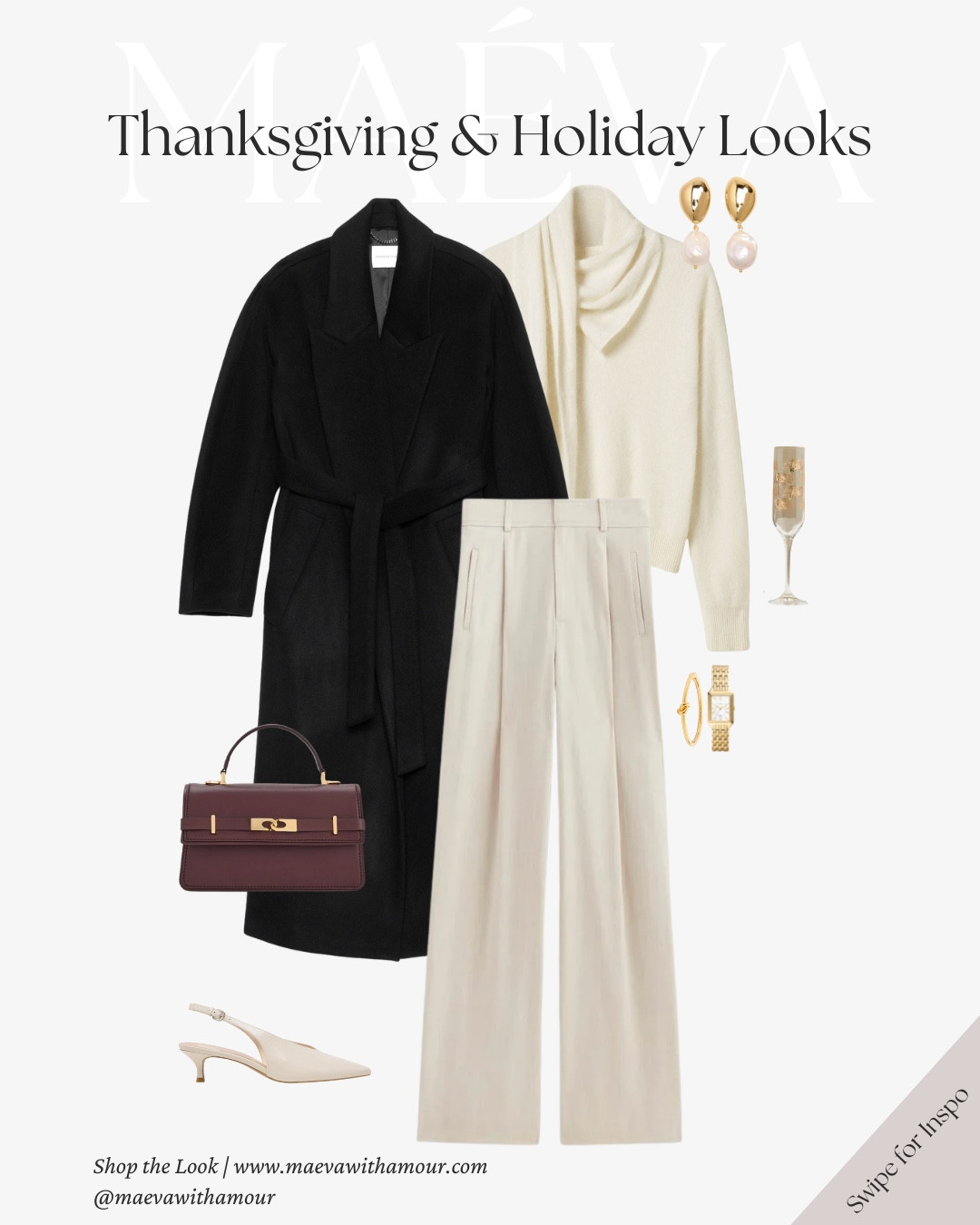 Thanksgiving & Holiday Looks ✨ 7 elegant outfits to inspire your cozy gatherings, festive dinners, and everything in between 🥂 Soft knits, rich chocolate tones, satin moments, and timeless winter layers that make getting dressed feel simple, comfortable, and beautifully refined! 

🍾 Adore these Looks? Comment SHOP to receive a DM with the link or head to the link in bio to shop the outfits & more! 

✨ Discover the latest article about this edit and French-inspired style at maevawithamour.com

👉 Save & Follow to discover French-inspired style and wardrobe tips, designed to elevate your everyday fashion!

With Amour, M

#holidayparty #holidayoutfits #thanksgivingoutfits #frenchstyle #parisianstyle

#LTKCyberWeek #LTKootd #LTKHoliday