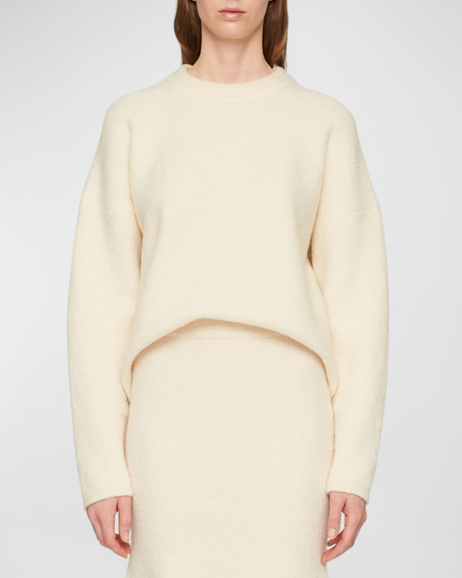 CLEA Alva Boucle-Knit Cocoon Sweater | Neiman Marcus