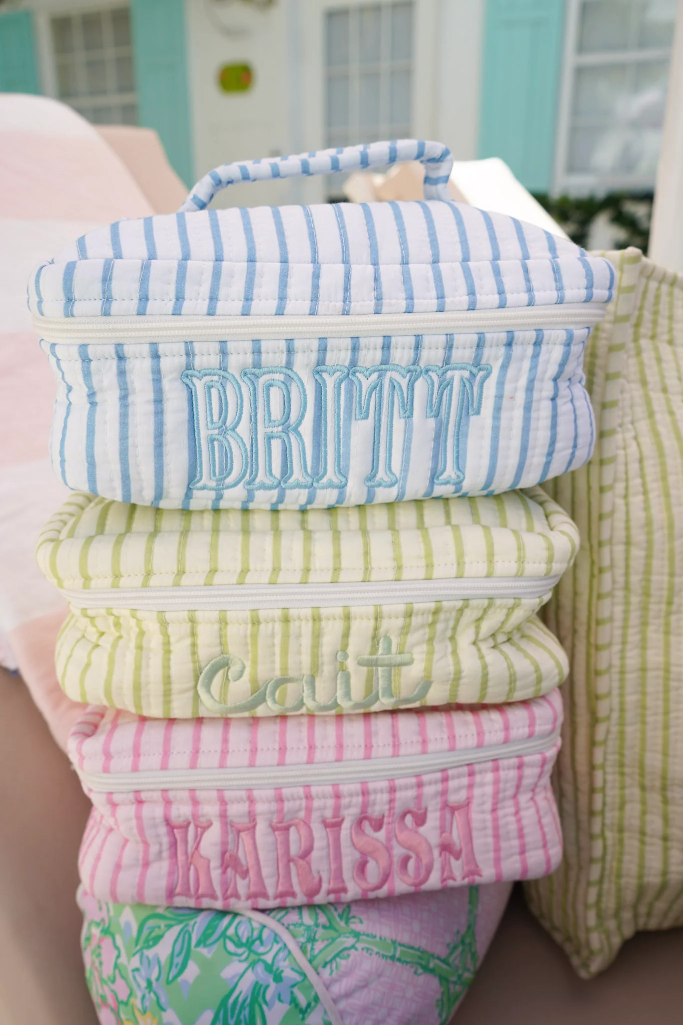 Quilted Block-Print - Stripe Collection | KenzKustomz