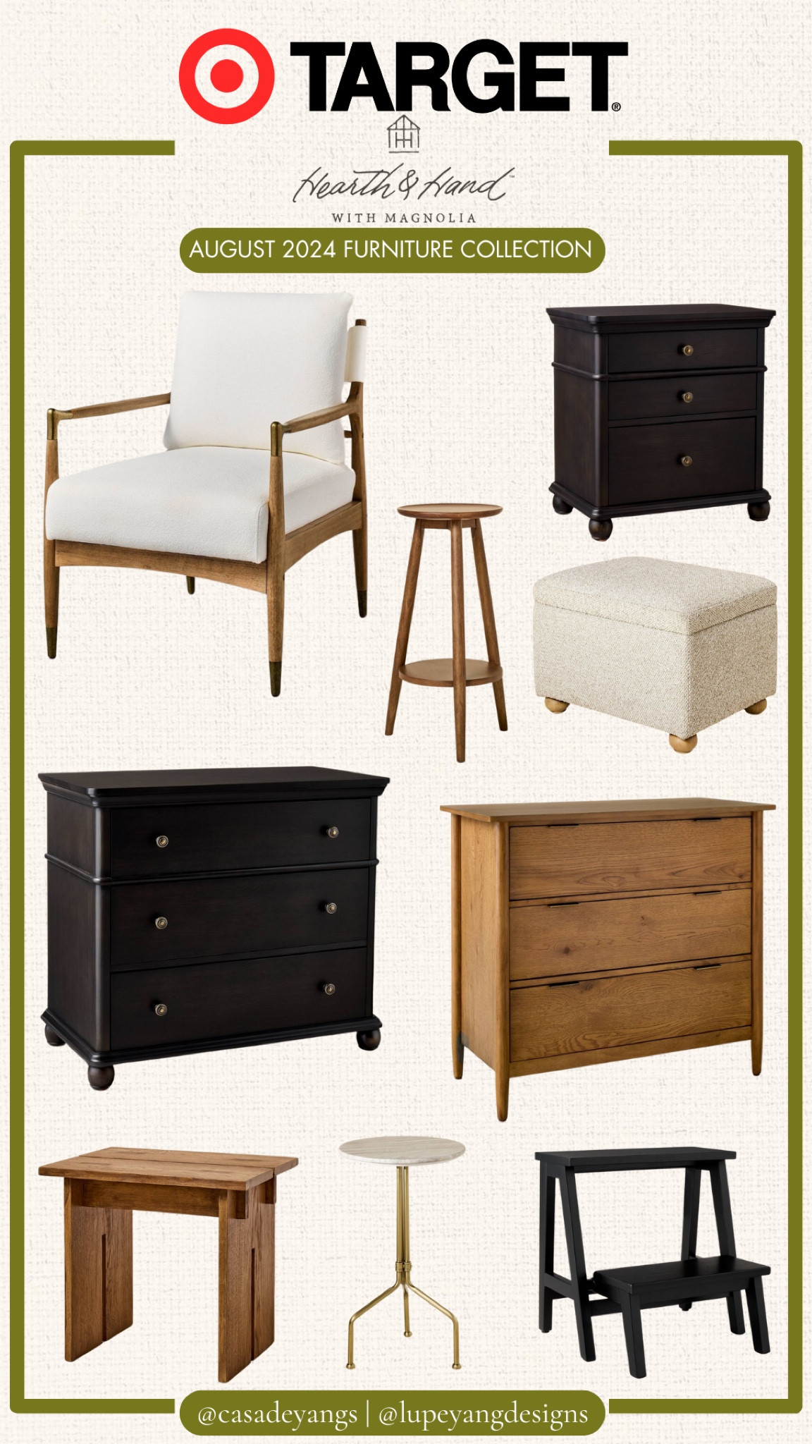 New Collection from Hearth & Hand at Target is out now! Here are the new furniture pieces 🪑
TARGET | TARGET FINDS | FURNITURE | TARGET FURNITURE | HEARTH AND HAND | AUGUST 2024 COLLECTION | MAGNOLIA 

#LTKU #LTKHome