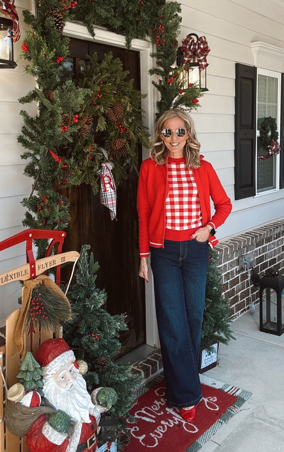 The possibilities are endless with this Free Assembly front-zip cozy cardigan 🤍 Relaxed, comfortable, and so easy to style — it looks great worn on its own or layered for extra warmth. I paired it here with this $16 plaid shell for a fun pop underneath, but it would also be perfect over a tee or tank. The cardigan is $28, I’m wearing a size XS, and it’s one of those grab-and-go pieces you’ll wear on repeat.

#LTKmomlife #LTKHoliday #LTKdayinmylife