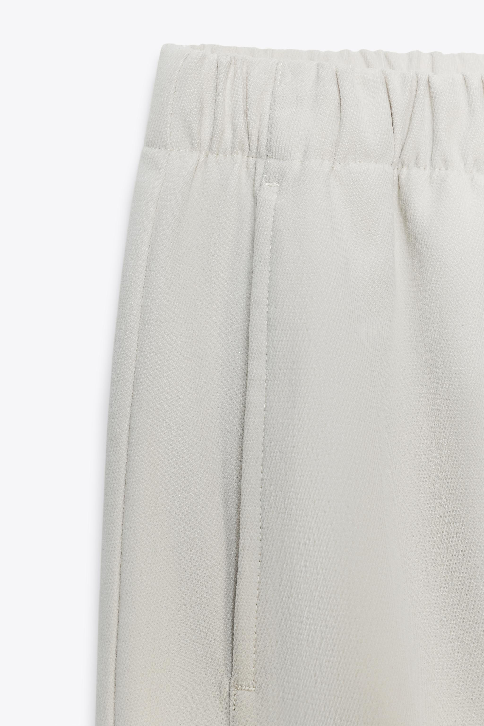 WIDE-LEG TROUSERS WITH ELASTIC WAIST | Zara UK