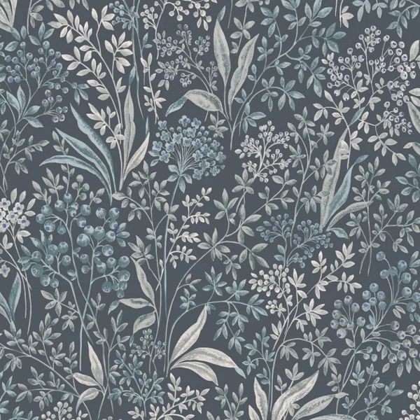 Nocturne Floral Wallpaper Roll | Wayfair North America
