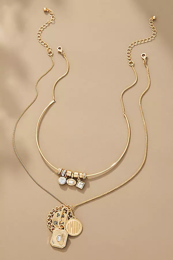 Layered Charm Necklaces, Set of 2 | Anthropologie (US)