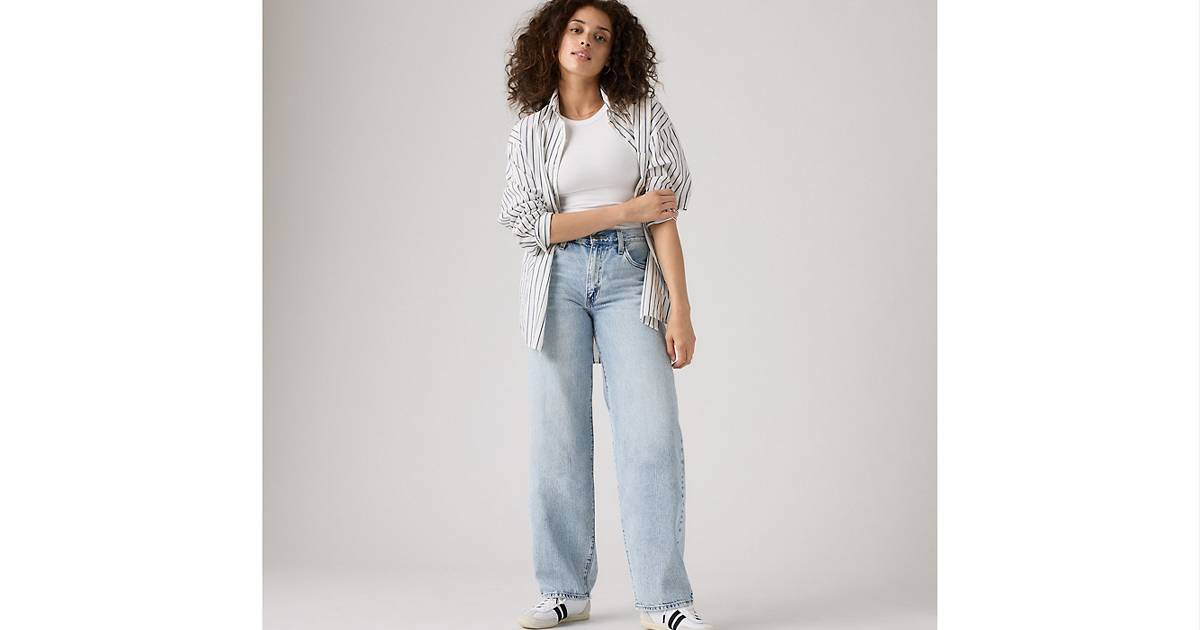 Baggy Dad Women's Jeans - Light Wash | Levi's® US | LEVI'S (US)