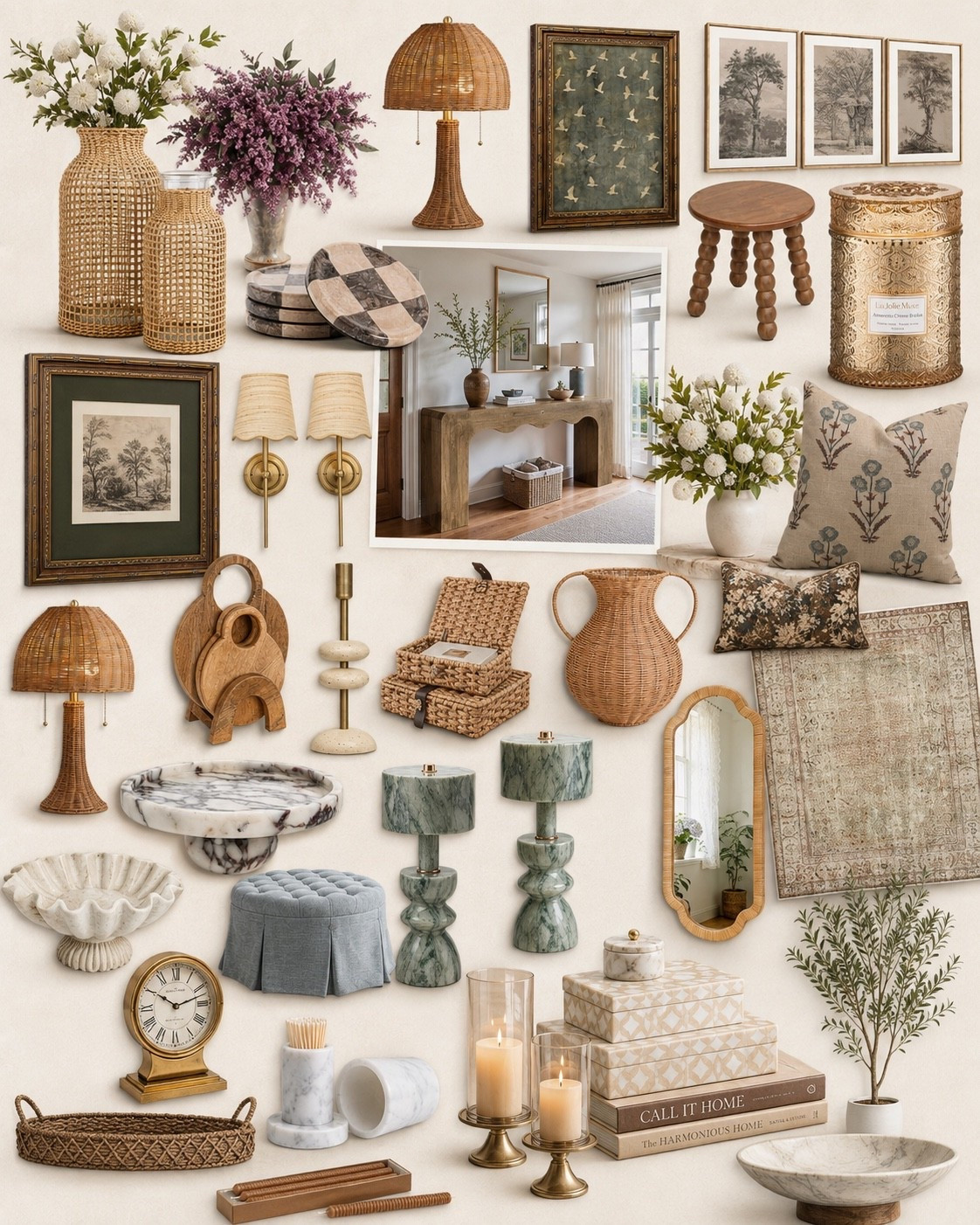 Timeless spaces are created with pieces that feel collected, not curated overnight. Warm woods, woven textures, vintage-inspired art, soft florals, and classic details bring character and beauty that never goes out of style. 🤎✨

#TimelessDecor #ClassicHomeStyle #CollectedHome #TraditionalDecor #VintageInspiredDecor #NeutralHomeDecor #WarmAndCozyHome #HomeDecorInspiration

#LTKHome #LTKSeasonal #LTKdayinmylife