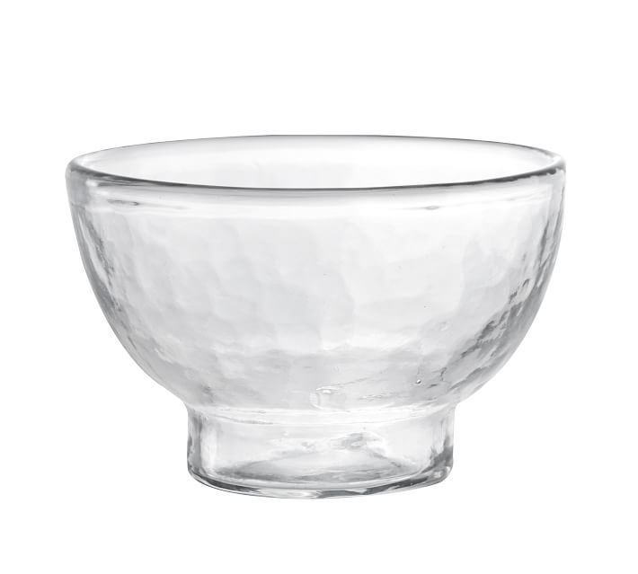 Hammered Handcrafted Glass Nut Bowl | Pottery Barn (US)