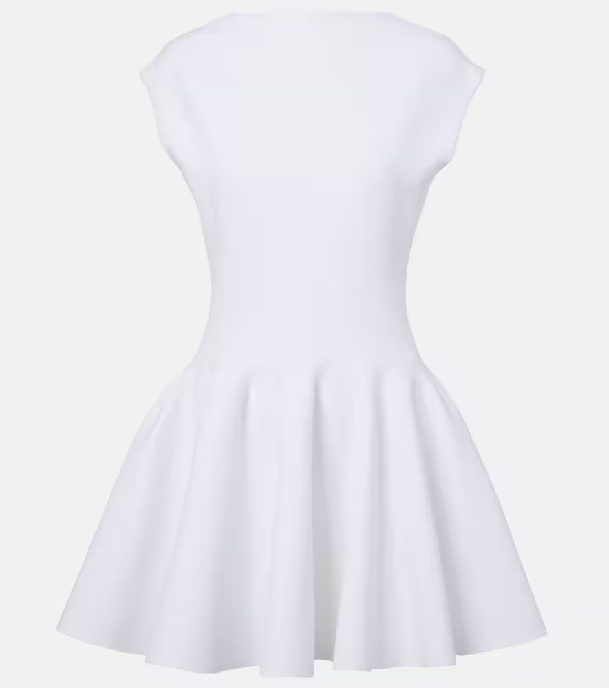 AlaÃ¯a Pleated minidress | Mytheresa (US/CA)