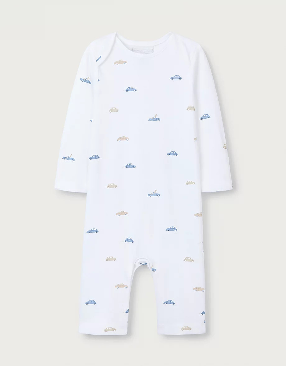 Organic Cotton Transport Sleepsuit (0–24mths) | The White Company UK & ROW