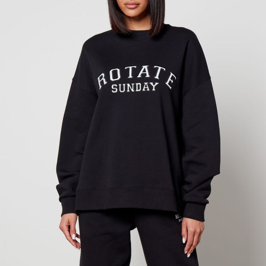 ROTATE Classic Cotton-Jersey Sweatshirt | Coggles (Global)