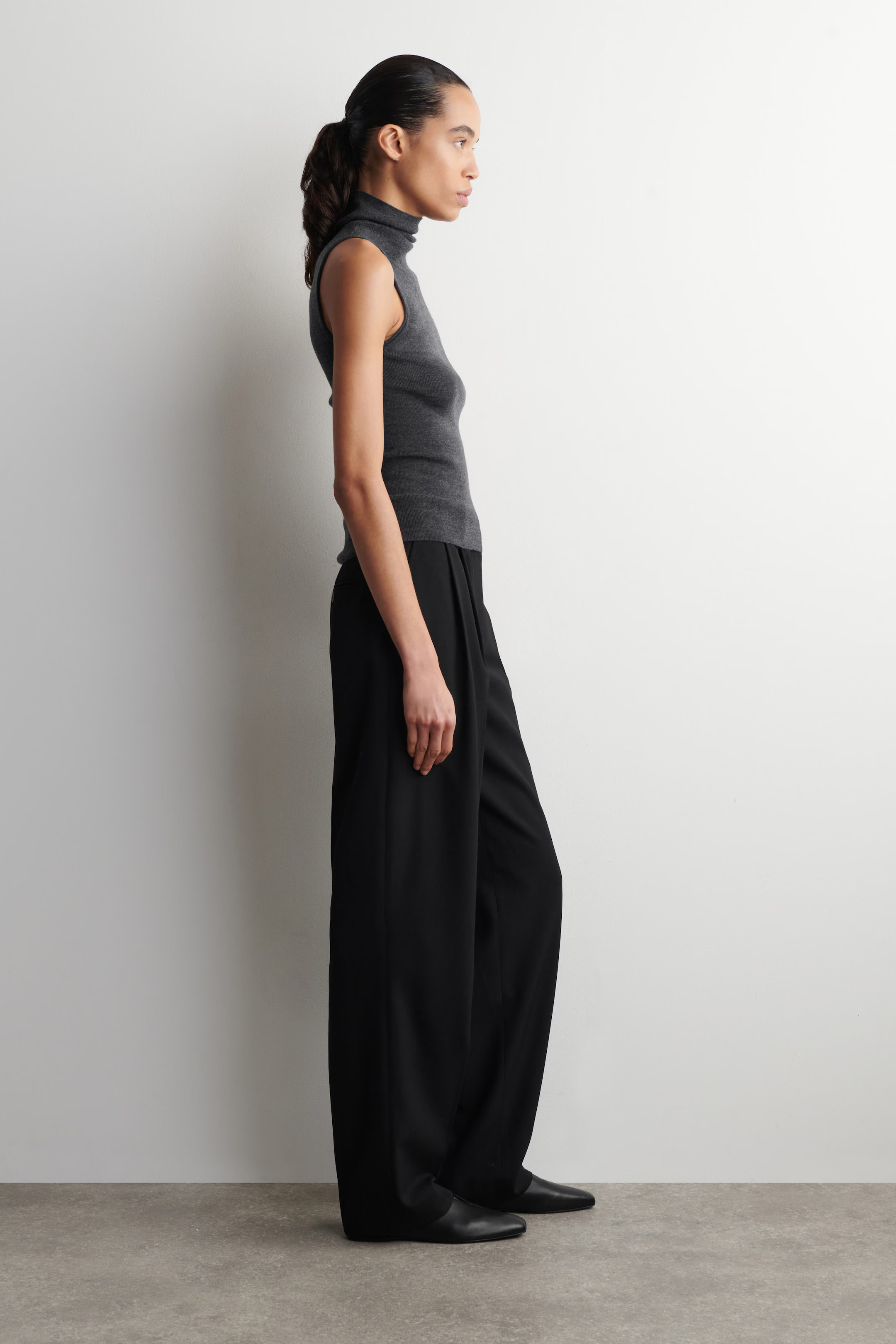 LEATHER MULES - BLACK | COS GB | COS UK