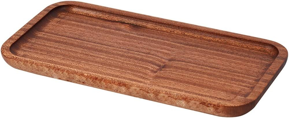 Wooden Vanity Tray, Bathroom Tray Countertop Organizer Tray for Candle Perfume Soap Dispenser Jew... | Amazon (US)