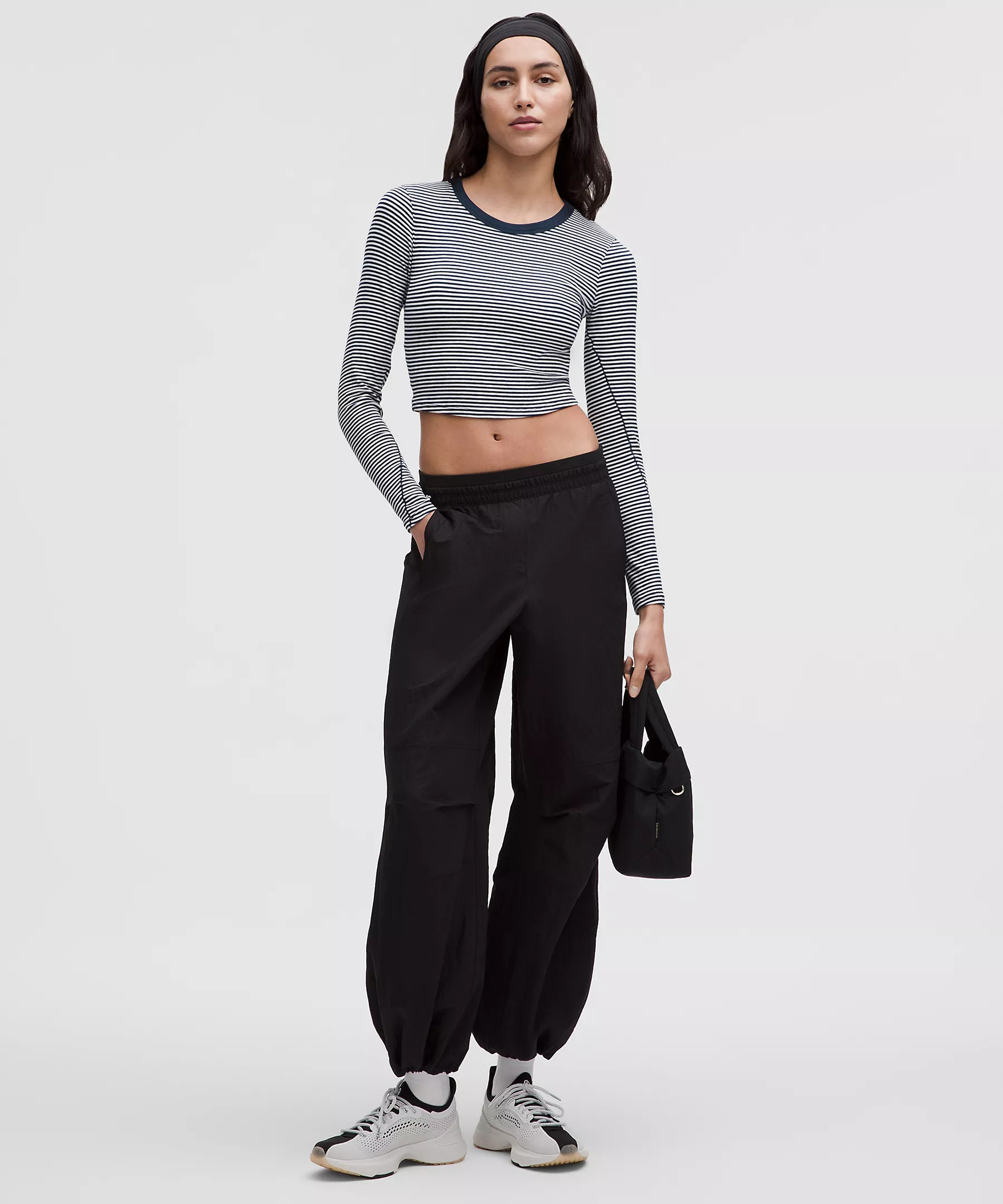 Hold Tight Straight-Hem Cropped Long-Sleeve Shirt | lululemon (CA)