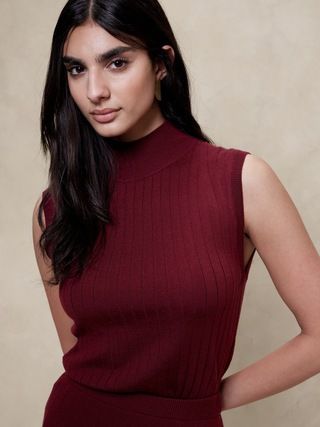 Nezha Merino Sweater Shell | Banana Republic (US)