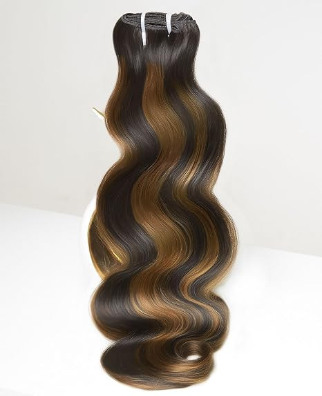 MLIP Body Wave Bundles Human Hair, 100% Raw Indian Hair, Full & Thick, No Tangle No Shedding, Sil... | Amazon (US)