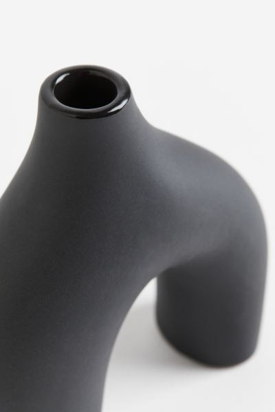 Mini Stoneware Vase - Black - Home All | H&M US | H&M (US + CA)