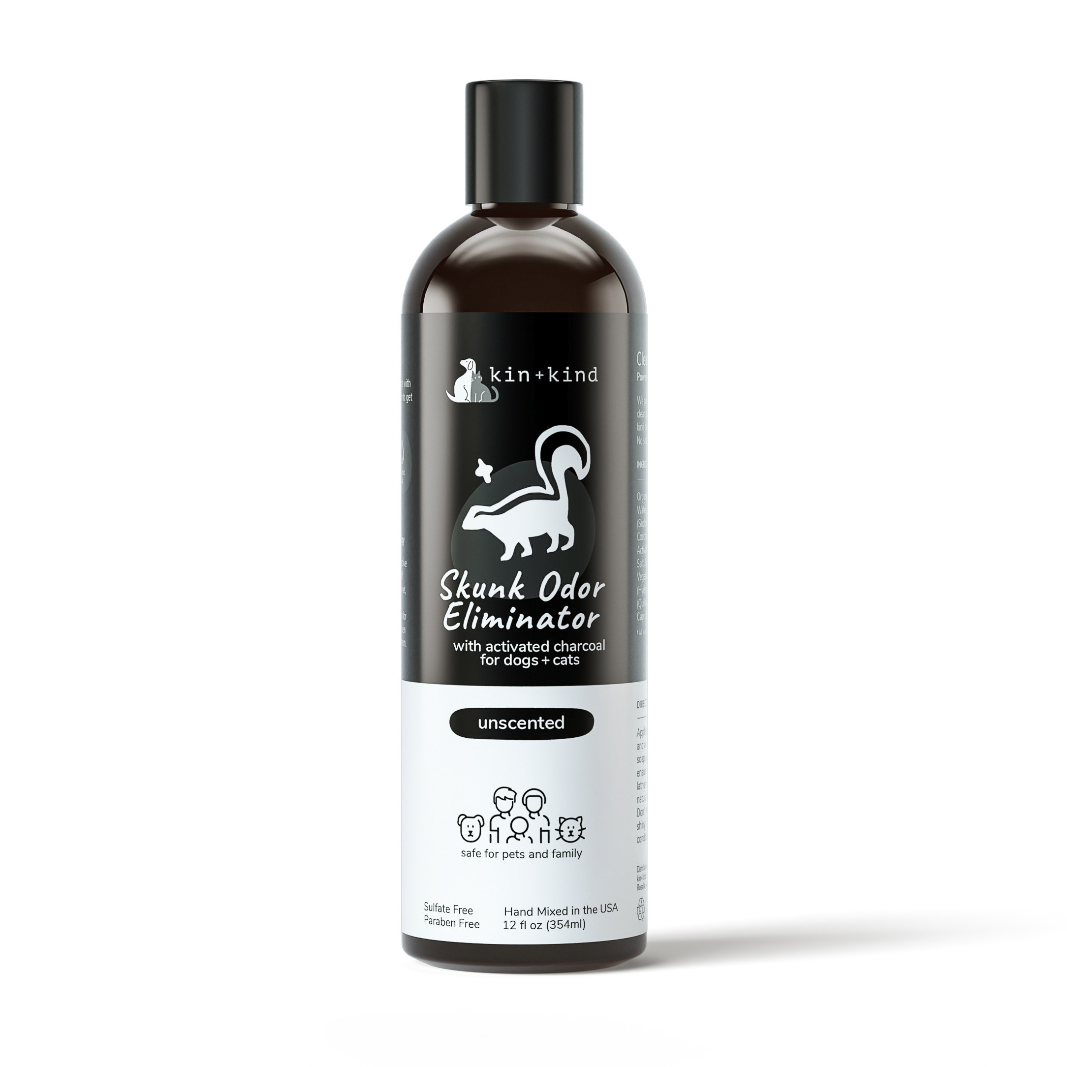 kin+kind Skunk Odor Eliminator Shampoo for Dogs & Cats | Grove