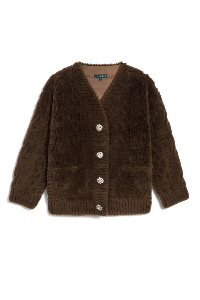 The Cortina Cardi Coat Chocolate Brown | Jocelyn