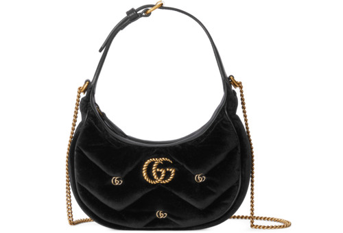 GG Marmont half-moon-shaped mini bag | Gucci (US)